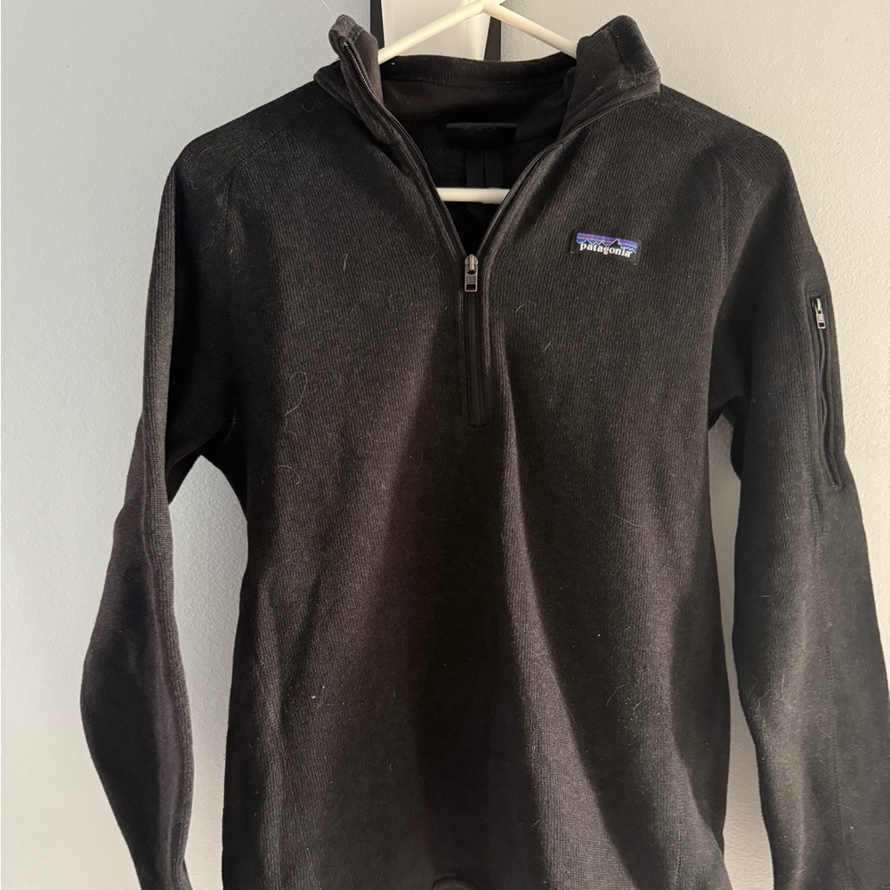 Patagonia Women’s Better Sweater Fleece Black Quarterzip